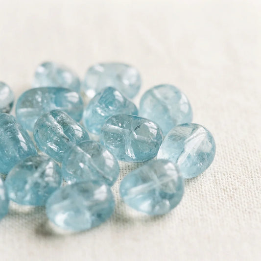 WILL LUCK Aquamarine Mandala Clarity Necklace | WILL LUCK 海蓝宝曼陀罗清透项链