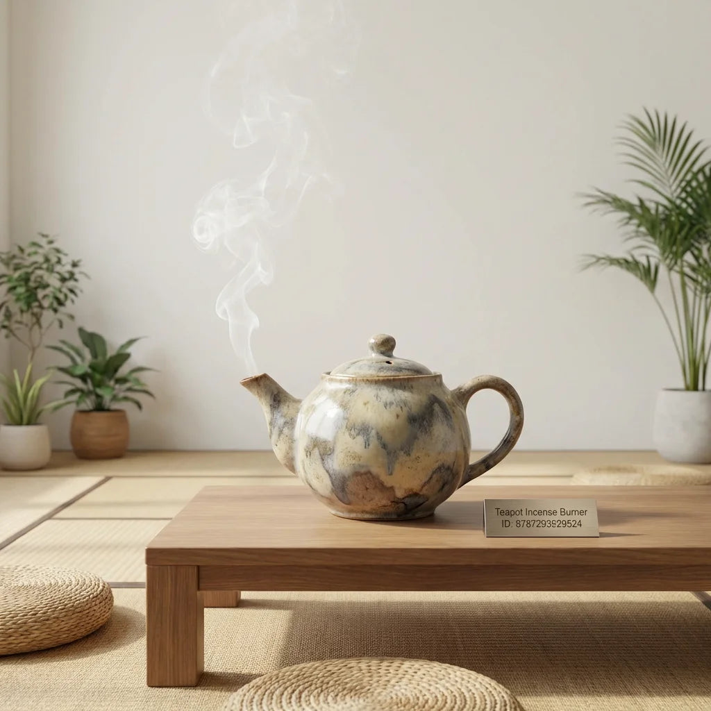 WILL LUCK Flowing Silence Teapot Incense Burner | 禅茗静修 · 壶影香炉