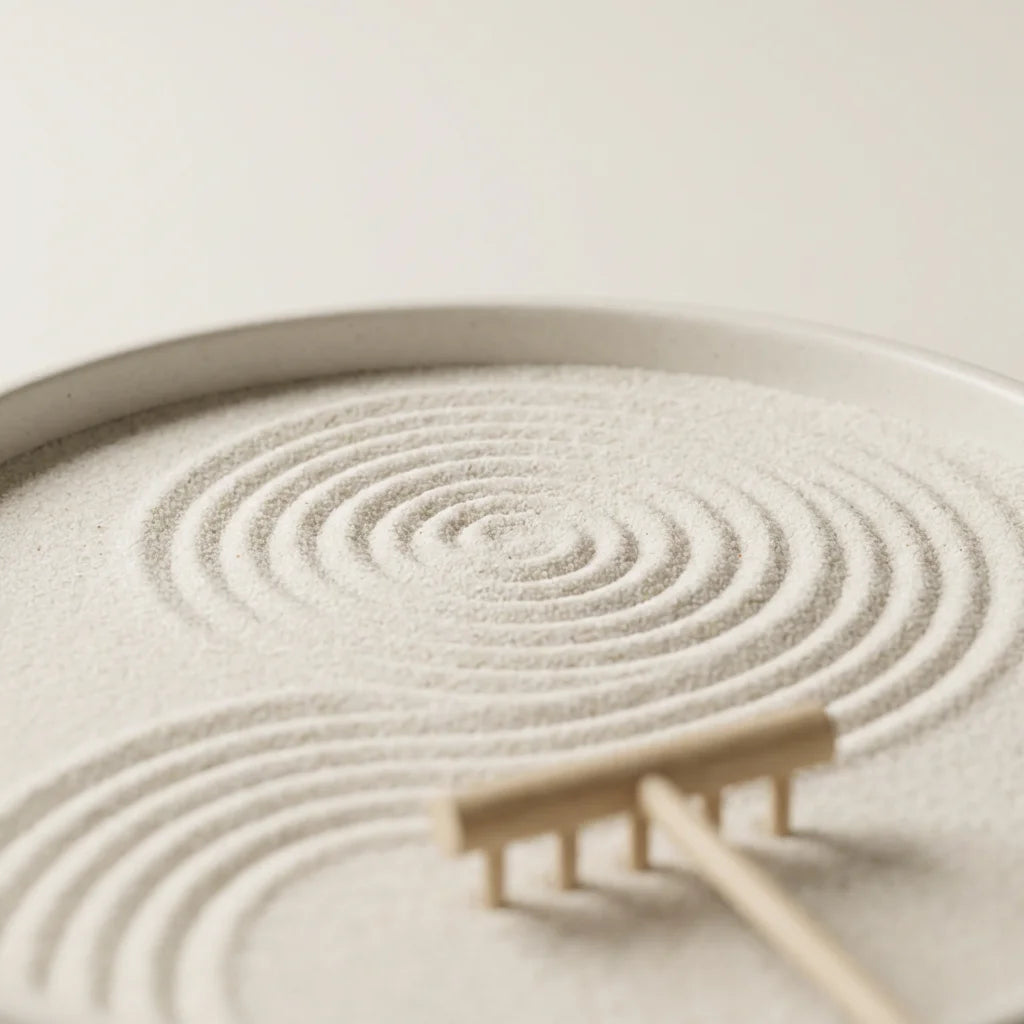 WILL LUCK Infinite Calm Mini Zen Garden | 须弥山水 · 桌面枯山水