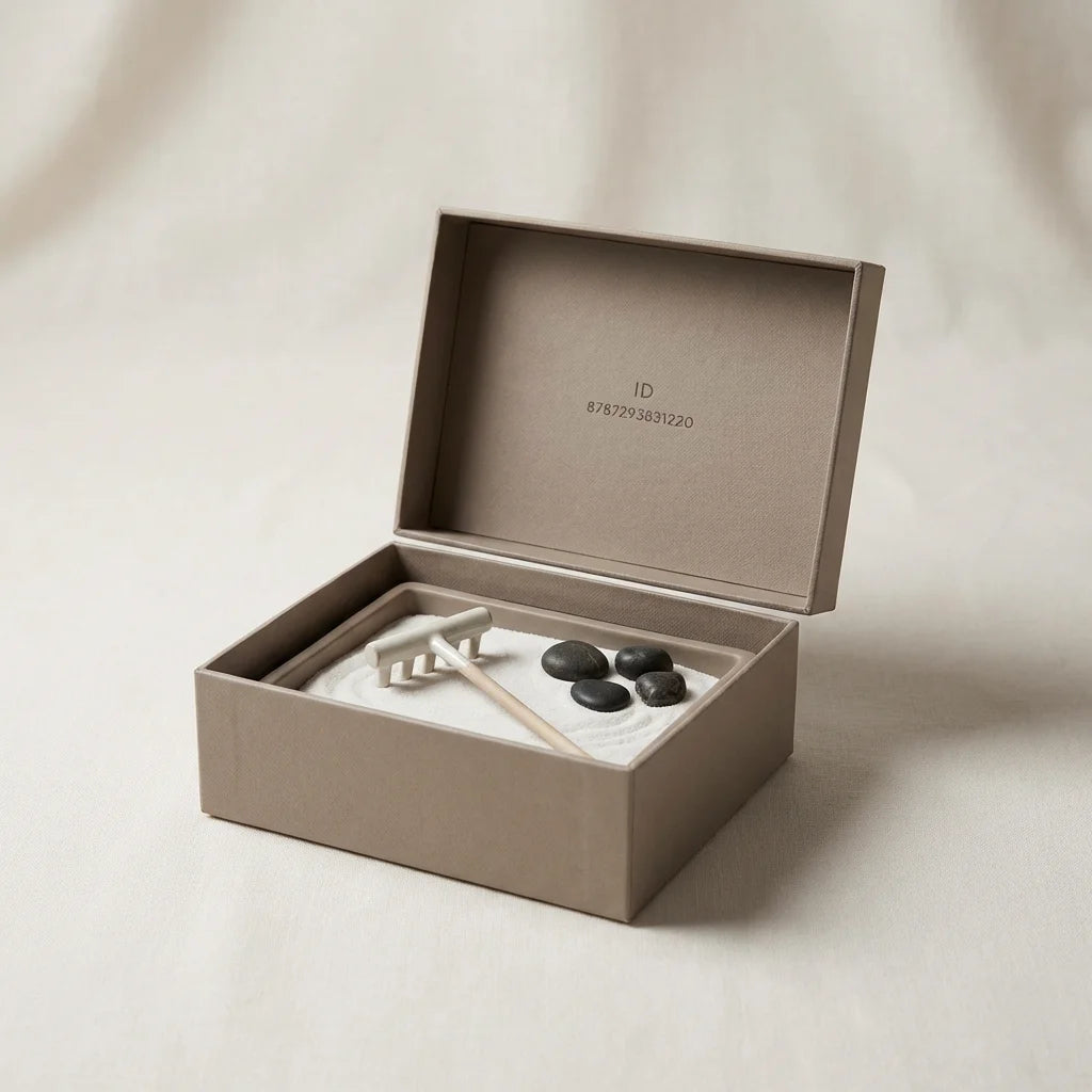 WILL LUCK Infinite Calm Mini Zen Garden | 须弥山水 · 桌面枯山水