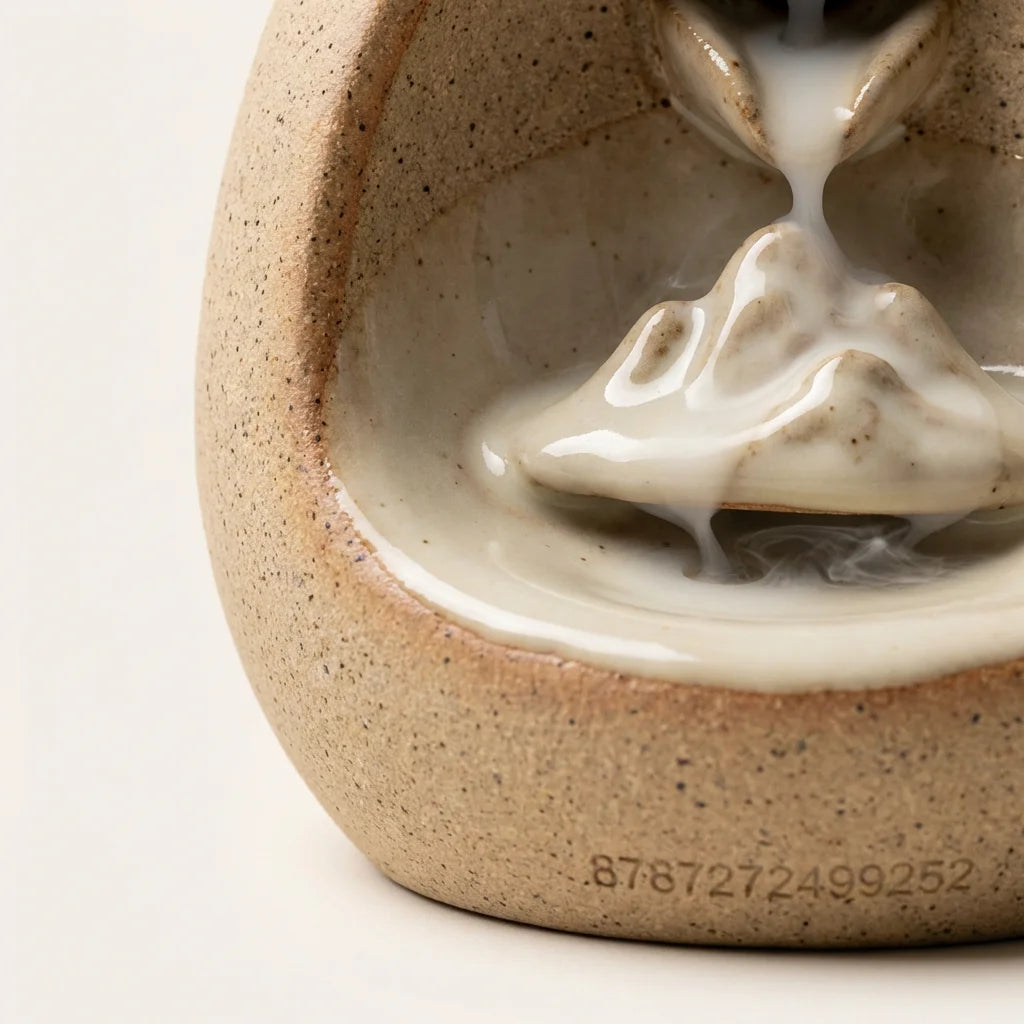 WILL LUCK Mountain Mist Backflow Incense Burner | 远山云烟 · 倒流香炉