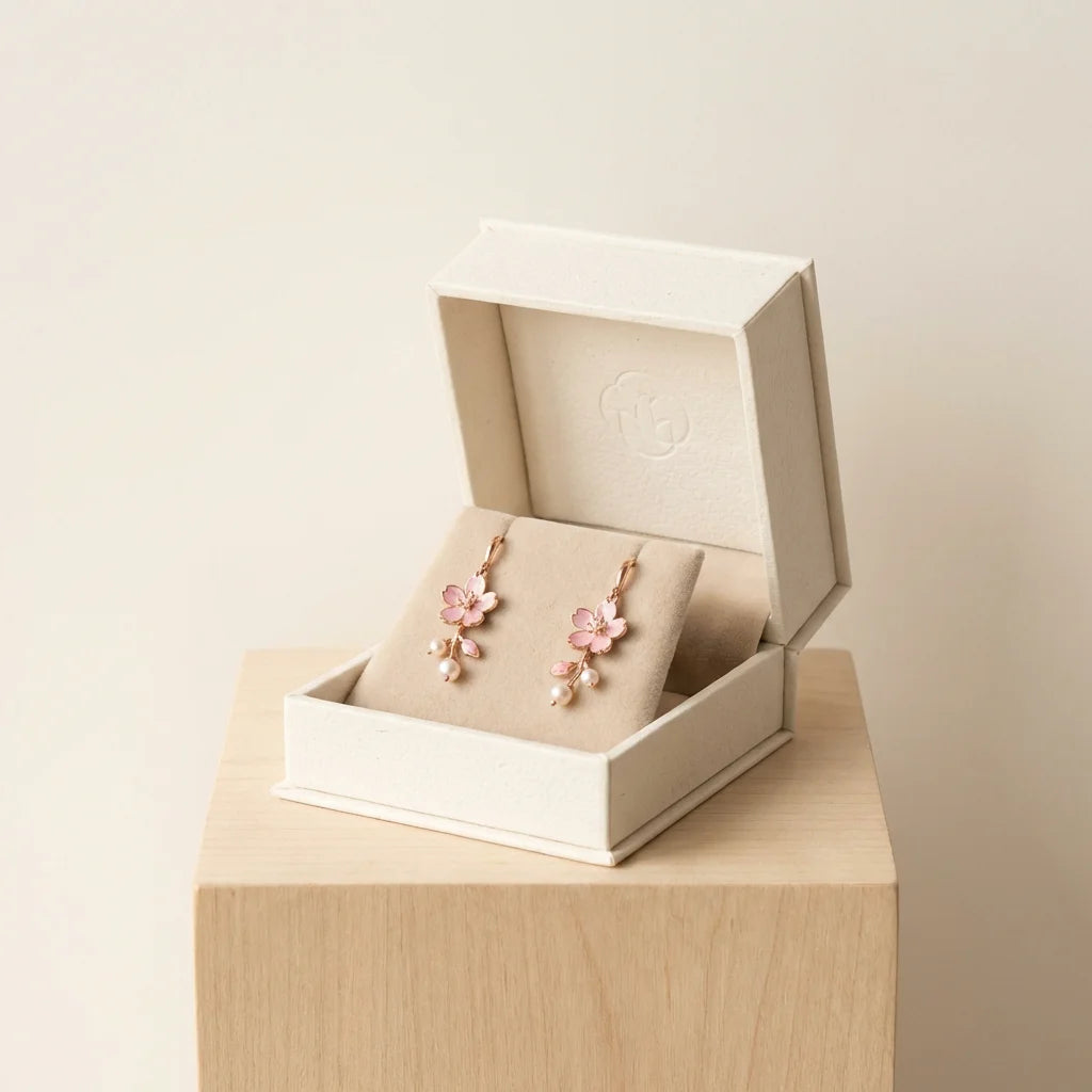 WILL LUCK Cherry Blossom Grace Earrings | WILL LUCK 樱花初绽优雅新生耳饰