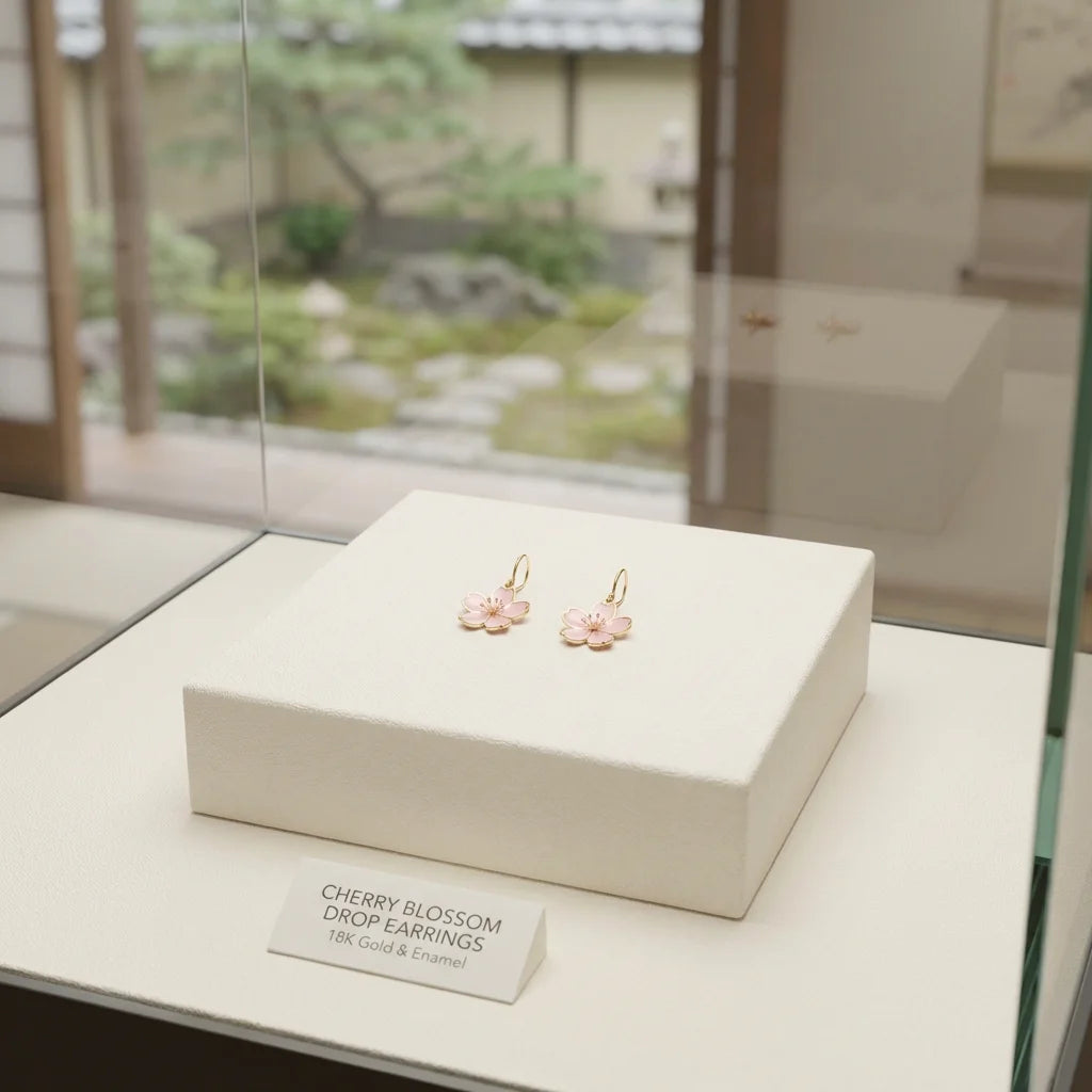 WILL LUCK Cherry Blossom Grace Earrings | WILL LUCK 樱花初绽优雅新生耳饰