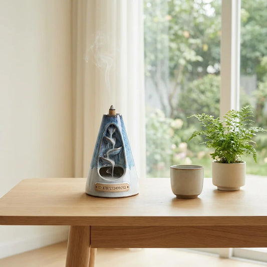 WILL LUCK Mountain Mist Backflow Incense Burner | 远山云烟 · 倒流香炉